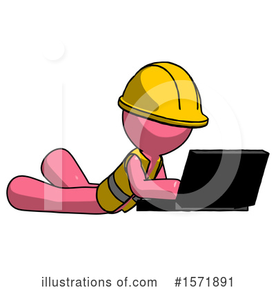 Royalty-Free (RF) Pink Design Mascot Clipart Illustration by Leo Blanchette - Stock Sample #1571891