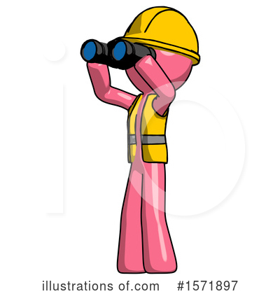Royalty-Free (RF) Pink Design Mascot Clipart Illustration by Leo Blanchette - Stock Sample #1571897