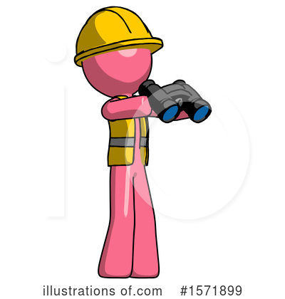 Royalty-Free (RF) Pink Design Mascot Clipart Illustration by Leo Blanchette - Stock Sample #1571899