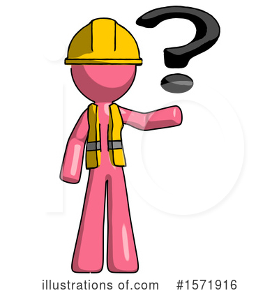 Royalty-Free (RF) Pink Design Mascot Clipart Illustration by Leo Blanchette - Stock Sample #1571916