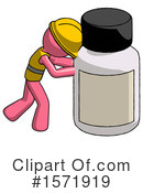 Pink Design Mascot Clipart #1571919 by Leo Blanchette