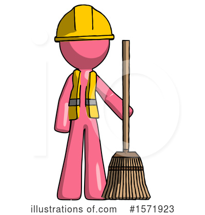 Royalty-Free (RF) Pink Design Mascot Clipart Illustration by Leo Blanchette - Stock Sample #1571923