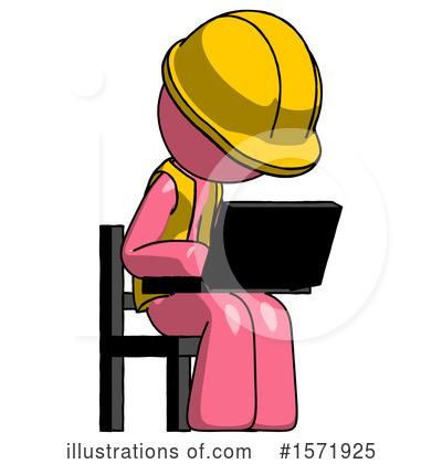Royalty-Free (RF) Pink Design Mascot Clipart Illustration by Leo Blanchette - Stock Sample #1571925