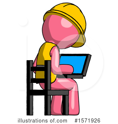 Royalty-Free (RF) Pink Design Mascot Clipart Illustration by Leo Blanchette - Stock Sample #1571926
