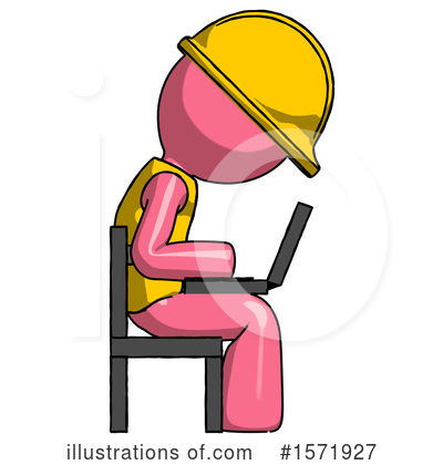 Royalty-Free (RF) Pink Design Mascot Clipart Illustration by Leo Blanchette - Stock Sample #1571927