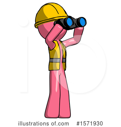 Royalty-Free (RF) Pink Design Mascot Clipart Illustration by Leo Blanchette - Stock Sample #1571930