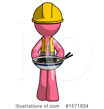 Royalty-Free (RF) Pink Design Mascot Clipart Illustration by Leo Blanchette - Stock Sample #1571934