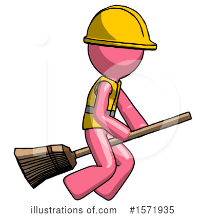 Royalty-Free (RF) Pink Design Mascot Clipart Illustration by Leo Blanchette - Stock Sample #1571935