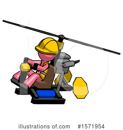 Royalty-Free (RF) Pink Design Mascot Clipart Illustration by Leo Blanchette - Stock Sample #1571954