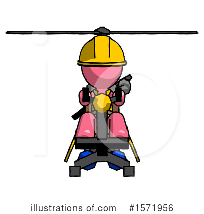 Royalty-Free (RF) Pink Design Mascot Clipart Illustration by Leo Blanchette - Stock Sample #1571956