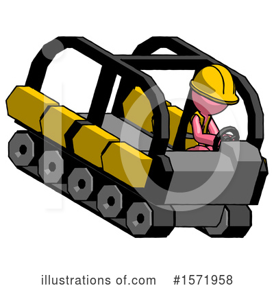 Royalty-Free (RF) Pink Design Mascot Clipart Illustration by Leo Blanchette - Stock Sample #1571958