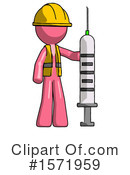 Pink Design Mascot Clipart #1571959 by Leo Blanchette