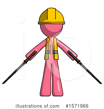 Royalty-Free (RF) Pink Design Mascot Clipart Illustration by Leo Blanchette - Stock Sample #1571966