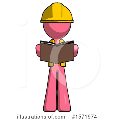 Royalty-Free (RF) Pink Design Mascot Clipart Illustration by Leo Blanchette - Stock Sample #1571974