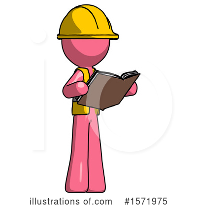 Royalty-Free (RF) Pink Design Mascot Clipart Illustration by Leo Blanchette - Stock Sample #1571975