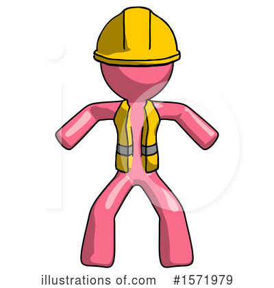 Royalty-Free (RF) Pink Design Mascot Clipart Illustration by Leo Blanchette - Stock Sample #1571979