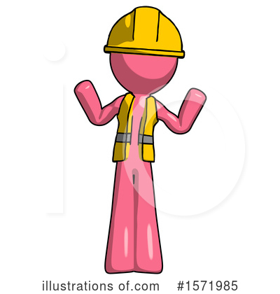 Royalty-Free (RF) Pink Design Mascot Clipart Illustration by Leo Blanchette - Stock Sample #1571985