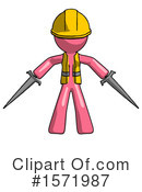 Pink Design Mascot Clipart #1571987 by Leo Blanchette