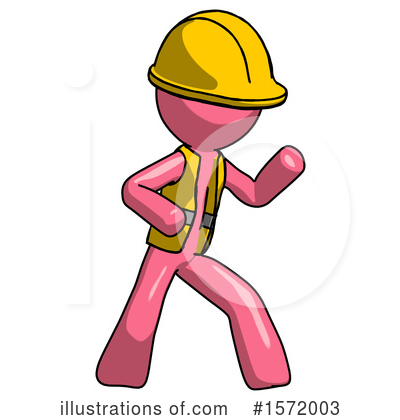 Royalty-Free (RF) Pink Design Mascot Clipart Illustration by Leo Blanchette - Stock Sample #1572003