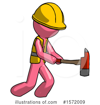 Royalty-Free (RF) Pink Design Mascot Clipart Illustration by Leo Blanchette - Stock Sample #1572009
