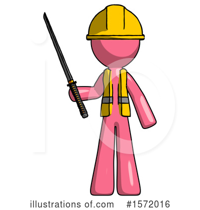 Royalty-Free (RF) Pink Design Mascot Clipart Illustration by Leo Blanchette - Stock Sample #1572016