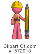 Pink Design Mascot Clipart #1572018 by Leo Blanchette