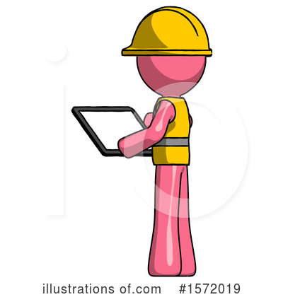 Royalty-Free (RF) Pink Design Mascot Clipart Illustration by Leo Blanchette - Stock Sample #1572019