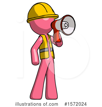 Royalty-Free (RF) Pink Design Mascot Clipart Illustration by Leo Blanchette - Stock Sample #1572024