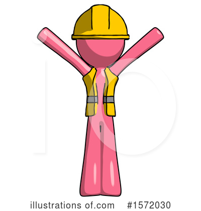 Royalty-Free (RF) Pink Design Mascot Clipart Illustration by Leo Blanchette - Stock Sample #1572030
