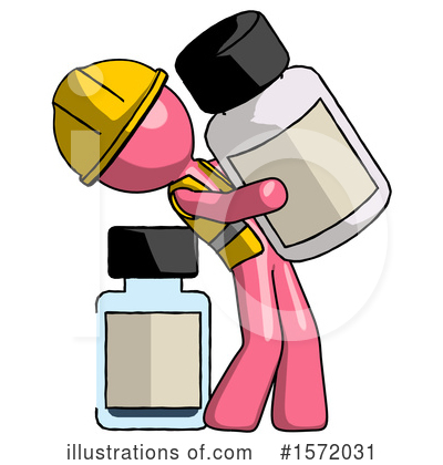 Royalty-Free (RF) Pink Design Mascot Clipart Illustration by Leo Blanchette - Stock Sample #1572031