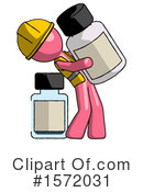 Pink Design Mascot Clipart #1572031 by Leo Blanchette