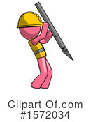 Pink Design Mascot Clipart #1572034 by Leo Blanchette