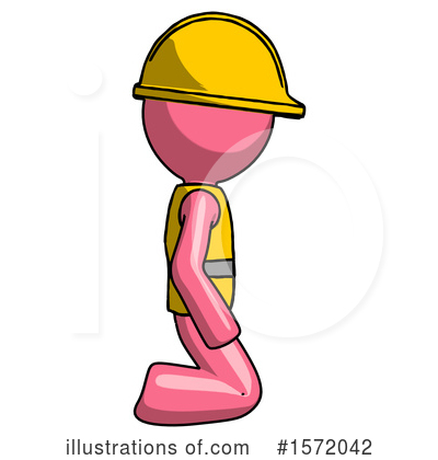 Royalty-Free (RF) Pink Design Mascot Clipart Illustration by Leo Blanchette - Stock Sample #1572042
