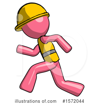 Royalty-Free (RF) Pink Design Mascot Clipart Illustration by Leo Blanchette - Stock Sample #1572044