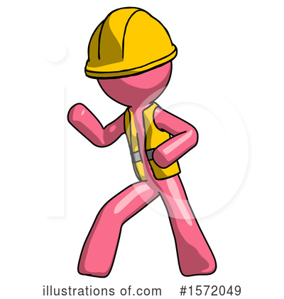 Royalty-Free (RF) Pink Design Mascot Clipart Illustration by Leo Blanchette - Stock Sample #1572049