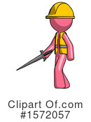 Pink Design Mascot Clipart #1572057 by Leo Blanchette