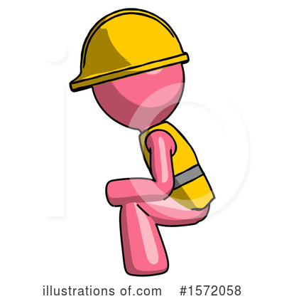 Royalty-Free (RF) Pink Design Mascot Clipart Illustration by Leo Blanchette - Stock Sample #1572058
