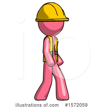 Royalty-Free (RF) Pink Design Mascot Clipart Illustration by Leo Blanchette - Stock Sample #1572059