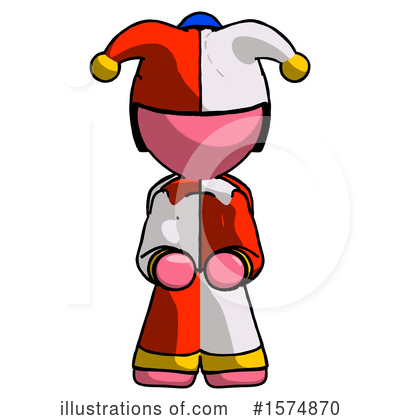 Royalty-Free (RF) Pink Design Mascot Clipart Illustration by Leo Blanchette - Stock Sample #1574870