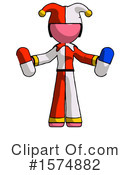 Pink Design Mascot Clipart #1574882 by Leo Blanchette