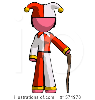 Royalty-Free (RF) Pink Design Mascot Clipart Illustration by Leo Blanchette - Stock Sample #1574978