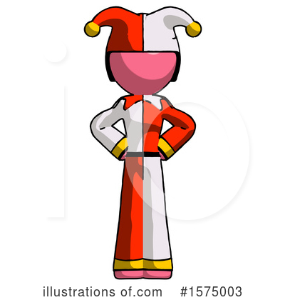 Royalty-Free (RF) Pink Design Mascot Clipart Illustration by Leo Blanchette - Stock Sample #1575003