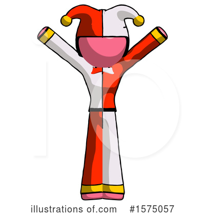 Royalty-Free (RF) Pink Design Mascot Clipart Illustration by Leo Blanchette - Stock Sample #1575057