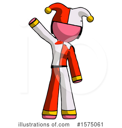 Royalty-Free (RF) Pink Design Mascot Clipart Illustration by Leo Blanchette - Stock Sample #1575061