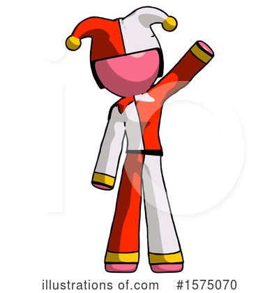 Royalty-Free (RF) Pink Design Mascot Clipart Illustration by Leo Blanchette - Stock Sample #1575070