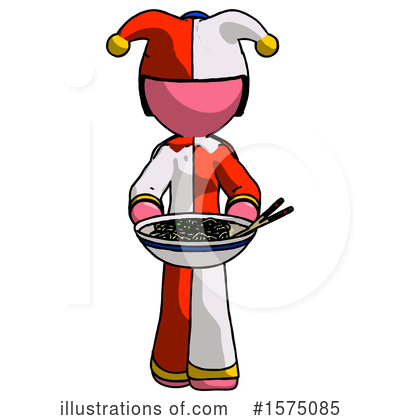 Royalty-Free (RF) Pink Design Mascot Clipart Illustration by Leo Blanchette - Stock Sample #1575085