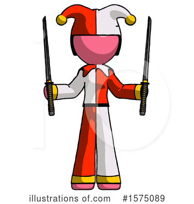 Royalty-Free (RF) Pink Design Mascot Clipart Illustration by Leo Blanchette - Stock Sample #1575089