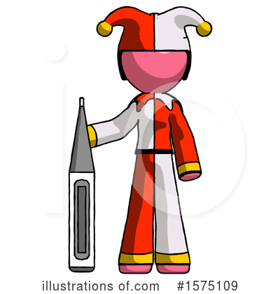 Royalty-Free (RF) Pink Design Mascot Clipart Illustration by Leo Blanchette - Stock Sample #1575109