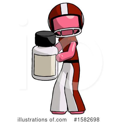Royalty-Free (RF) Pink Design Mascot Clipart Illustration by Leo Blanchette - Stock Sample #1582698