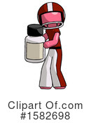 Pink Design Mascot Clipart #1582698 by Leo Blanchette